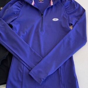 Purple Quarter-Zip Pullover